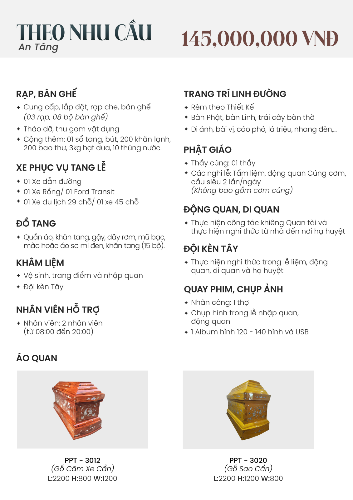 AT - PHẬT GIÁO - GÓI THEO NHU CẦU